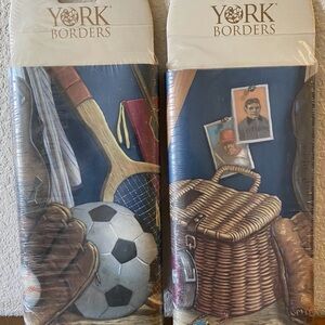 Pre-pasted Decorative Wall Paper Border Americana - Total 10 Yards